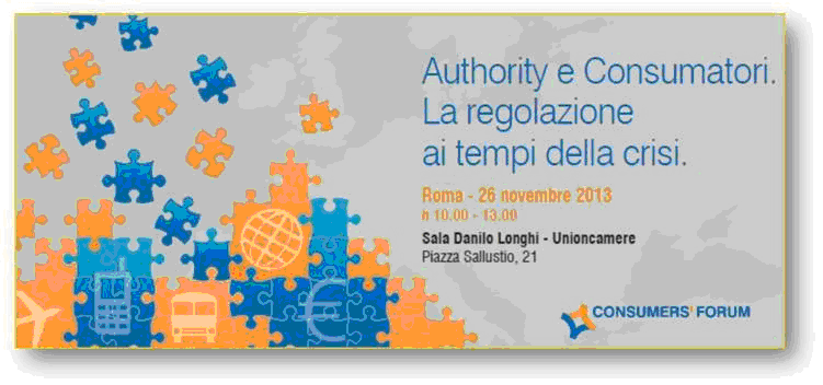 Consumers' Forum 26 novembre 2013
